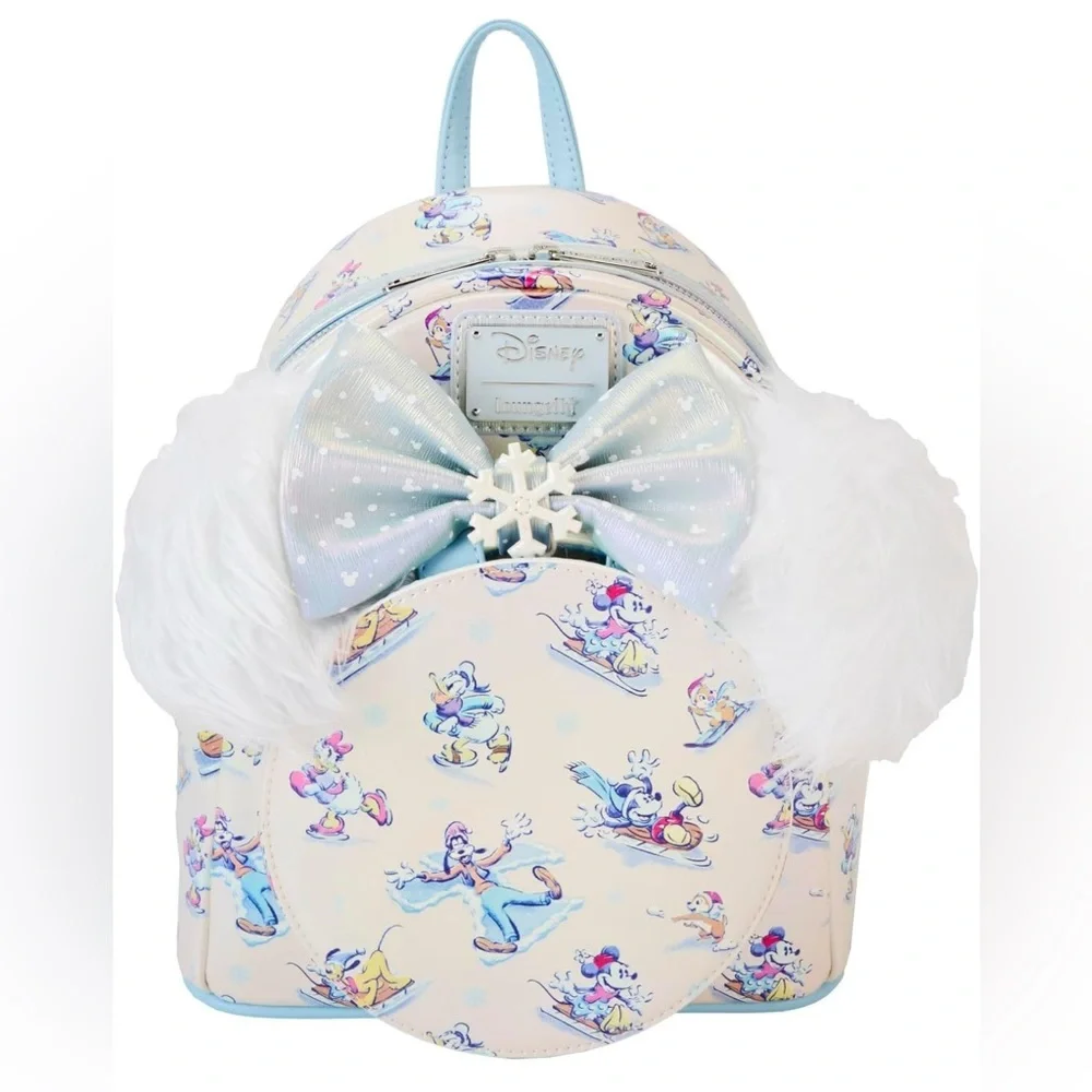 Loungefly Disney Mickey & Friends  Backpack With Matching Headband